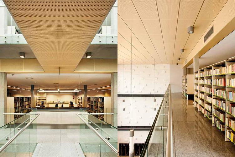 河北保定圖書館穿孔吸音板聲學工程 河北保定圖書館穿孔吸音板聲學工程