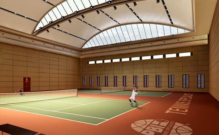 陜西安康網(wǎng)球館軟包吸音板聲學工程-1